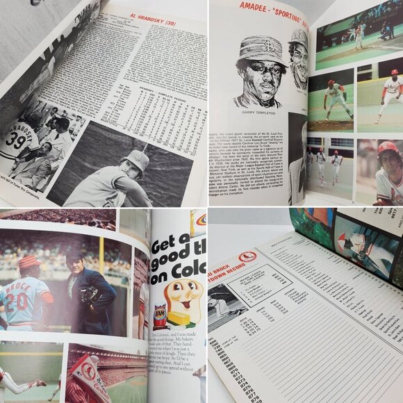 St. Louis Cardinals Vintage 1977 Souvenir Yearbook 70s MLB Baseball - Picture 7 of 13